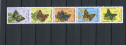Jamaika 5er Str. 2886-2890 Postfrisch Schmetterlinge #JU332 - Giamaica (1962-...)