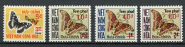 Vietnam Süd Portomarken 21-24 Postfrisch Schmetterling #JT931 - Viêt-Nam