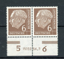 Bund 180 X W V HAN 15152.54 2 Postfrisch #IT768 - Used Stamps