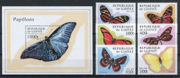 Guinea 1716-1721, Block 518 Postfrisch Schmetterling #JU252 - Guinée (1958-...)