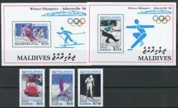 Malediven 1793-1945, Block 242-243 Postfrisch Olympia #ID466 - Maldives (1965-...)