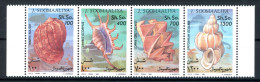 Somalia 4er Streifen 507-510 Postfrisch Muscheln/ Schnecken #JP197 - Somalië (1960-...)