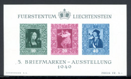 Liechtenstein Block 5 Postfrisch #JP031 - Autres & Non Classés