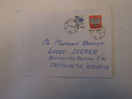 POLAND COVER TO CROATIA 1994 - Other & Unclassified