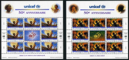 UNO Genf Kleinbögen 301-302 Postfrisch Märchen Und Sagen #IS774 - Other & Unclassified