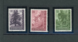 Liechtenstein 357-359 Postfrisch Bäume #JJ943 - Sonstige & Ohne Zuordnung