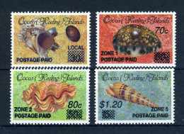 Kokosinseln 241-244 Postfrisch Muscheln #JK362 - Otros - América