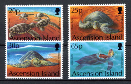 Ascension 633-36 Postfrisch Schildkröten #HE867 - Ascensión