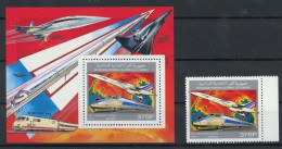Komoren 946 + Block 331 Postfrisch Concorde, Zug #HE894 - Comoren (1975-...)