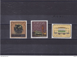 PORTUGAL 1973 TRAMWAYS, AUTOBUS Yvert 1200-1202, Michel 1220-1222 NEUF** MNH Cote 6,50 Euros - Nuovi