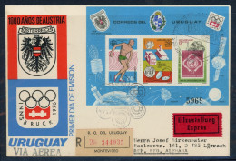 Uruguay Block 30 Express Ersttagesbrief/FDC #JM554 - Uruguay