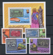 Kongo Brazza. 680-683, Block 19 Postfrisch Rowland Hill #JM556 - Andere & Zonder Classificatie