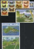 St. Vincent Grenadinen 885-896 + Bl. 99-9101 Postfrisch Schmetterling #HF440 - St.-Vincent En De Grenadines