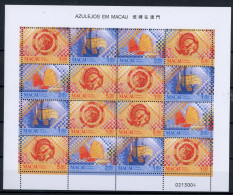 Macau Kleinbogen 997-1000 Postfrisch Tiere #JE616 - Andere & Zonder Classificatie