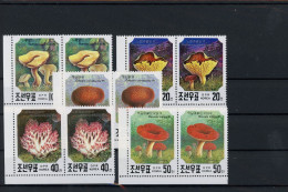 Nordkorea Paare 3186-3190 Postfrisch Pilze #JO611 - Corea (...-1945)