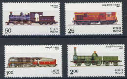 Indien 673-676 Postfrisch Eisenbahn #IX231 - Sonstige & Ohne Zuordnung