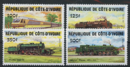Elfenbeinküste 826-29 Postfrisch Eisenbahn #JK825 - Ivoorkust (1960-...)