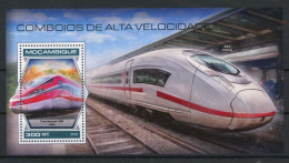 Mocambique Block 1371 Postfrisch Eisenbahn #HE912 - Mozambico