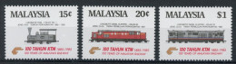 Malaysia 304-306 Postfrisch Eisenbahn #IX256 - Sonstige & Ohne Zuordnung