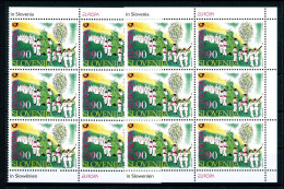 Slowenien 12x 225 Postfrisch CEPT 1998 #HB418 - Slovenia