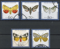 Bund 1602-1606 Gestempelt Schmetterling #HE929 - Altri & Non Classificati