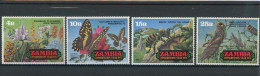 Sambia 89-92 Postfrisch Schmetterling #JT945 - Nyassaland (1907-1953)