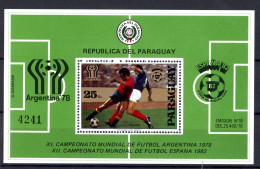Paraguay Block 343 Postfrisch Fußball WM 1978 #JR994 - Paraguay