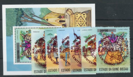 Guinea Bissau 374 B -79 B A, Block 11 B A Postfrisch Post #JK862 - Guinée-Bissau