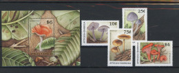 Antigua Barbuda 1258-1259, 62, 65, Block 162 Postfrisch Pilze #JO675 - Antigua Und Barbuda (1981-...)