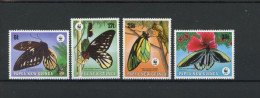 Papua Neuguinea 574-577 Postfrisch Schmetterlinge #JT999 - Papoea-Nieuw-Guinea