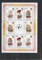 Belize Kleinbogen 930-933 Postfrisch Pilze #JO679 - Belize (1973-...)