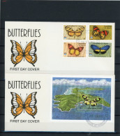 St. Vincent Grenadinen 887 Ff. Schmetterling Ersttagesbrief/FDC #JW628 - St.-Vincent En De Grenadines