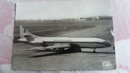 CPSM AVION ROYAL AIR MAROC CARAVELLE ED CELY 1962  2 EME CHOIX DECHIRURE - 1946-....: Ere Moderne