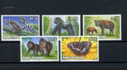 Cook Inseln 1385-1389 Postfrisch Affen #JT737 - Cookeilanden