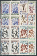 Marokko 4er Block 462-469 Postfrisch Olympia #JK917 - Morocco (1956-...)