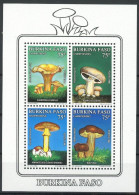 Burkina Faso Block 134 Postfrisch Pilze #JQ903 - Burkina Faso (1984-...)