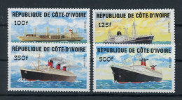 Elfenbeinküste 830-33 Postfrisch Schiffe #JK824 - Côte D'Ivoire (1960-...)