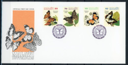Malawi 617-620 Schmetterling Ersttagesbrief/FDC #JW632 - Malawi (1964-...)