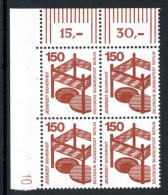Berlin 4er Block 411 DZ 10 Postfrisch #JM226 - Unused Stamps
