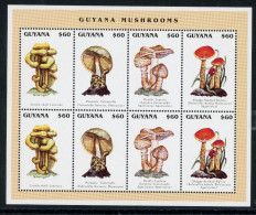 Guyana KB Mit 5534-5537 Postfrisch Pilze #JR710 - Guyana (1966-...)