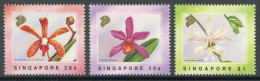 Singapur 633-635 Postfrisch Orchideen, Blumen #IF429 - Singapour (1959-...)