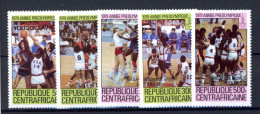 Zentralafrikanische Republik 653-657 Postfrisch Olympia 1980 Moskau #JR845 - Zentralafrik. Republik