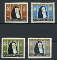 Portugal 872-75 Postfrisch Königin Leonor #HK753 - Autres & Non Classés