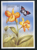 Grenada/ Grenadinen Block 398 Postfrisch Orchideen #HB153 - Anguilla (1968-...)