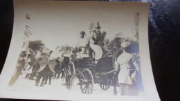 06 BELLE PHOTO DE CANNES LEGENDE  FEVRIER 1899  // CHAR  CARNAVAL - Cannes