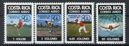 Costa Rica 1065-1068 Postfrisch Olympia 1980 Moskau #JR915 - Costa Rica