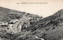 - 66 - CERBERE. - La Ville Et La Gare Internationale - Scan Verso - - Cerbere