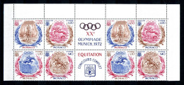 Monaco 2 5er Str. 1045-48 Postfrisch Olympia München 1972 #JE673 - Sonstige & Ohne Zuordnung