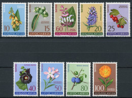 Jugoslawien 943-951 Postfrisch Blumen #IF428 - Andere & Zonder Classificatie