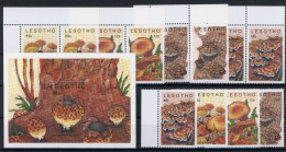 Lesotho 777-780, Paare, Block 64 Postfrisch Pilze #JQ973 - Lesotho (1966-...)